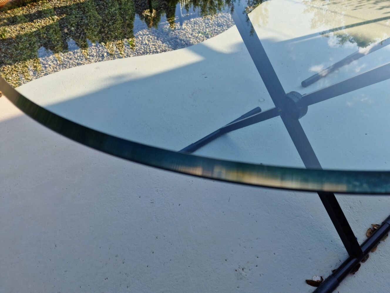 Piatti di portata: Massive Tischplatte aus Glas – Usato da Winkel venduto da MMM666 2
