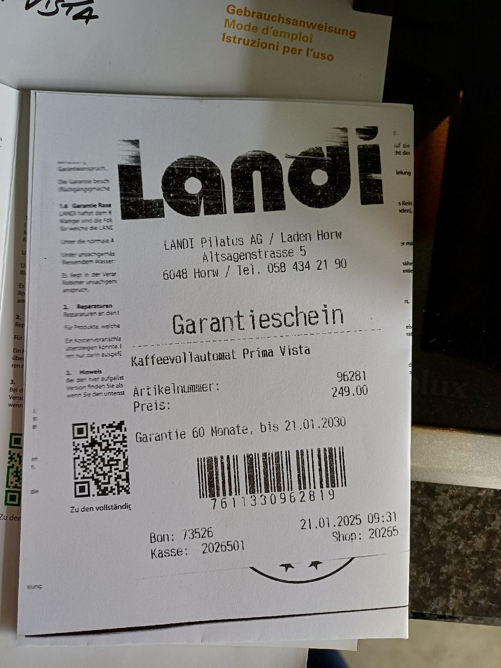 Macchine per caffè & Macchine per espresso: Kaffeevollautomat – Usato da Kriens venduto da MiPa. 1