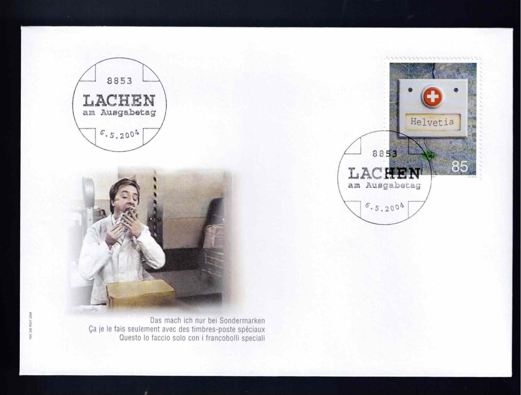 Alle Briefmarken: CH FDC Einzelmarke 2004 – Gebraucht aus Koblenz von Markenhimmel