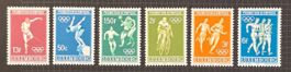 Luxemburg 1960 Olympia Rom Promotion Olympique Sport Satz 6V