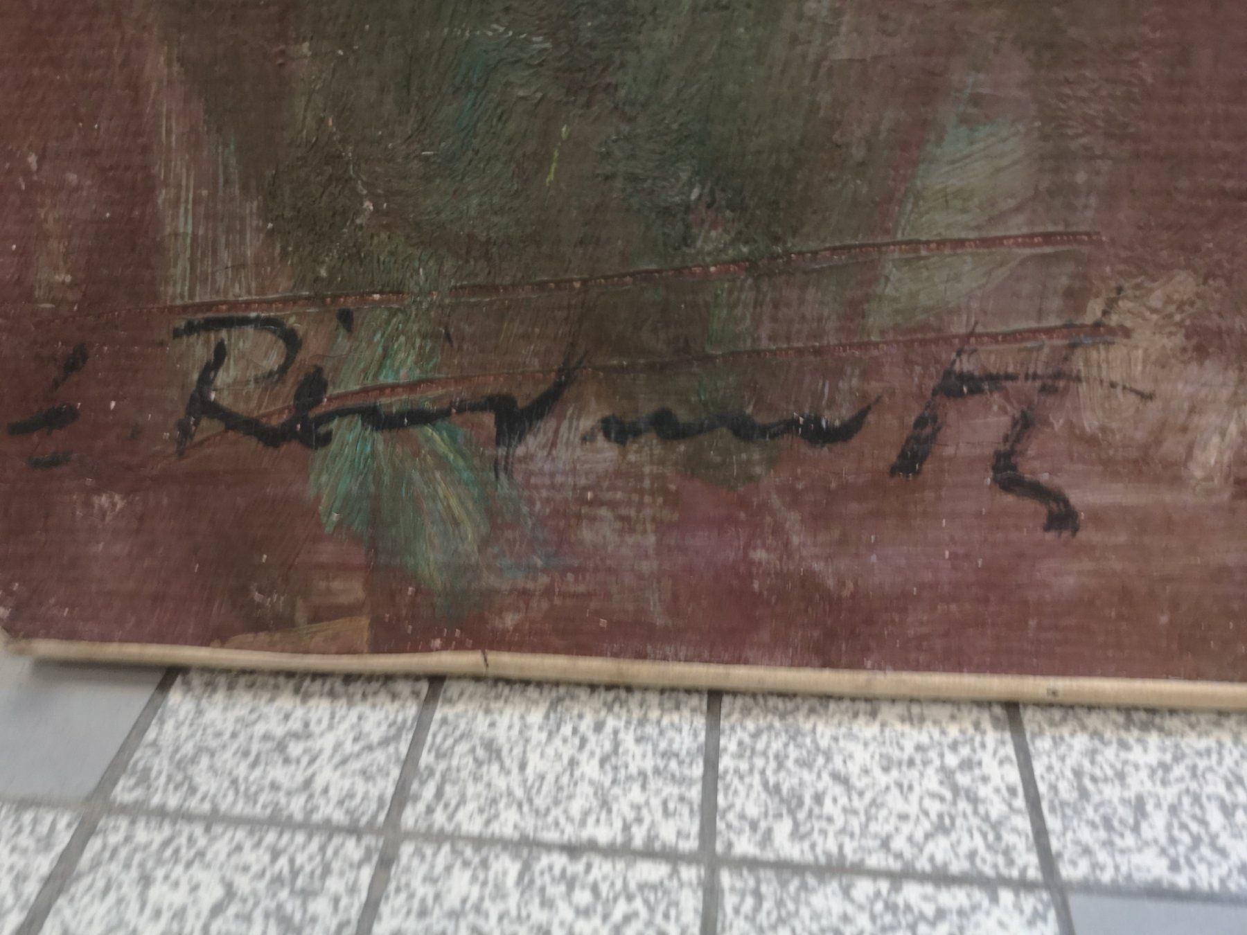 Dipinti: GRANDE HUILE SUR TOILE SIGNÉE – Usato da Genève venduto da Qanil77 4