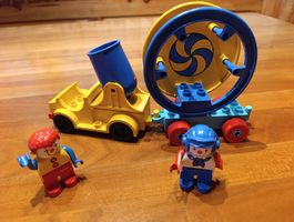 Lego Duplo Zirkus mit Spickkanone und Zirkusrod 