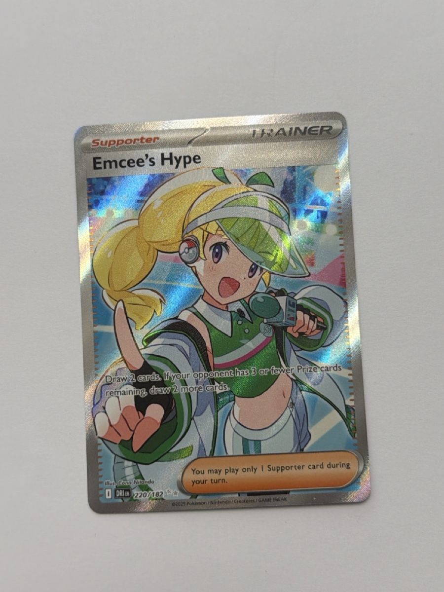Pokémon Carte collezionabili: Pokemon Emcee's Hype Trainer Holo 220/182 VMAX – Nuovo (secondo la descrizione) da Turtmann venduto da pat_w58r