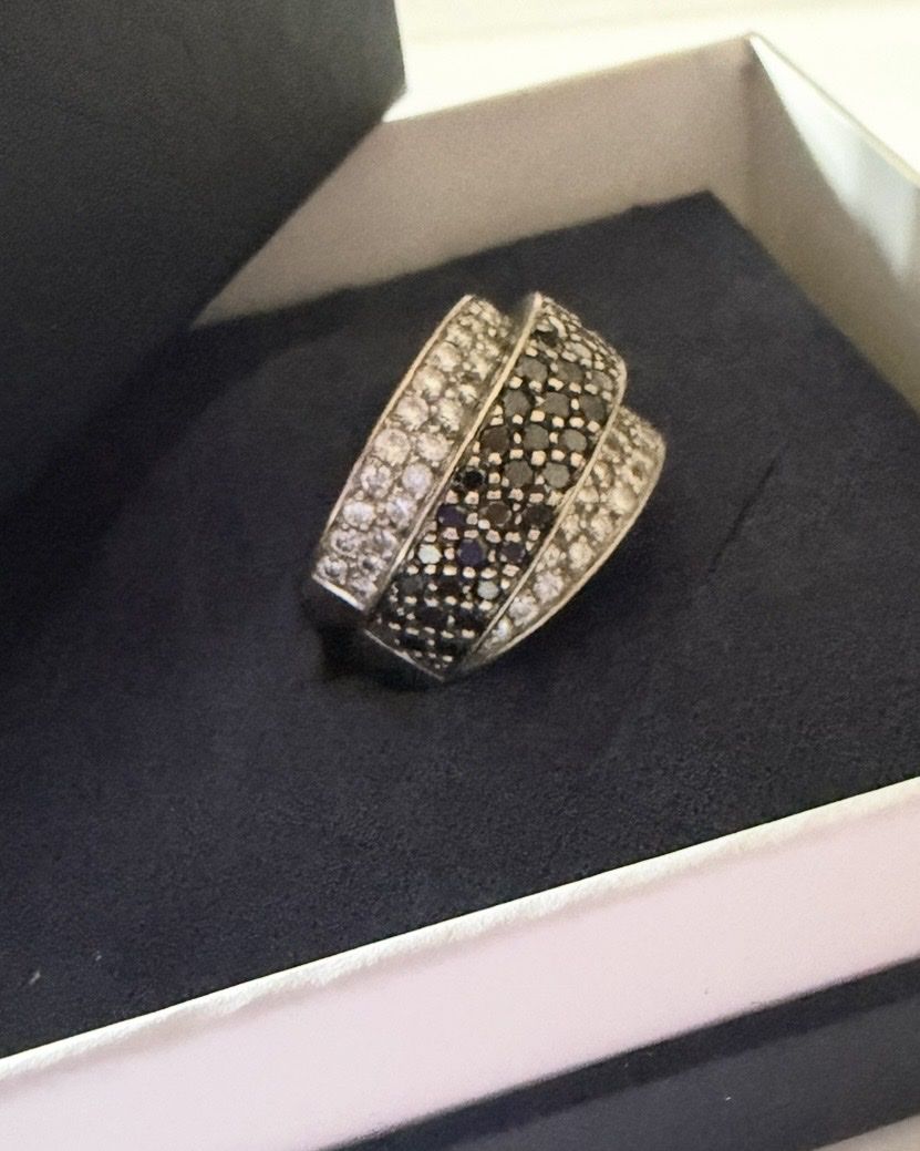 Anelli: Exclusiver Weissgold Ring 750Kt – Usato da Etoy venduto da Diadefin 2