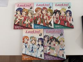 Love Live! School Idol Project Manga Bände 1 bis 5