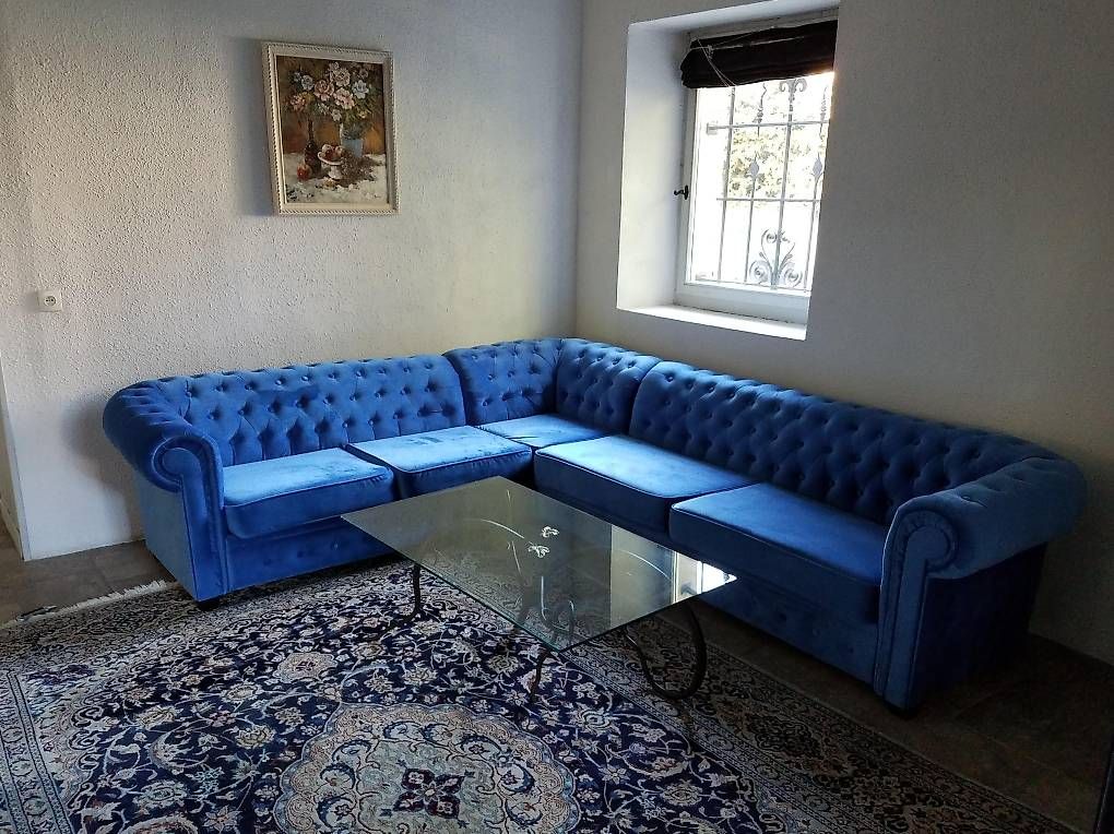 Tische: Table basse unique en verre et métal – Gebraucht aus Genève von kat_m7lj 2