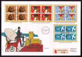 1983_701-704_Martigny_Hunde_Kynologie_Velo_Vb FDC Bern !