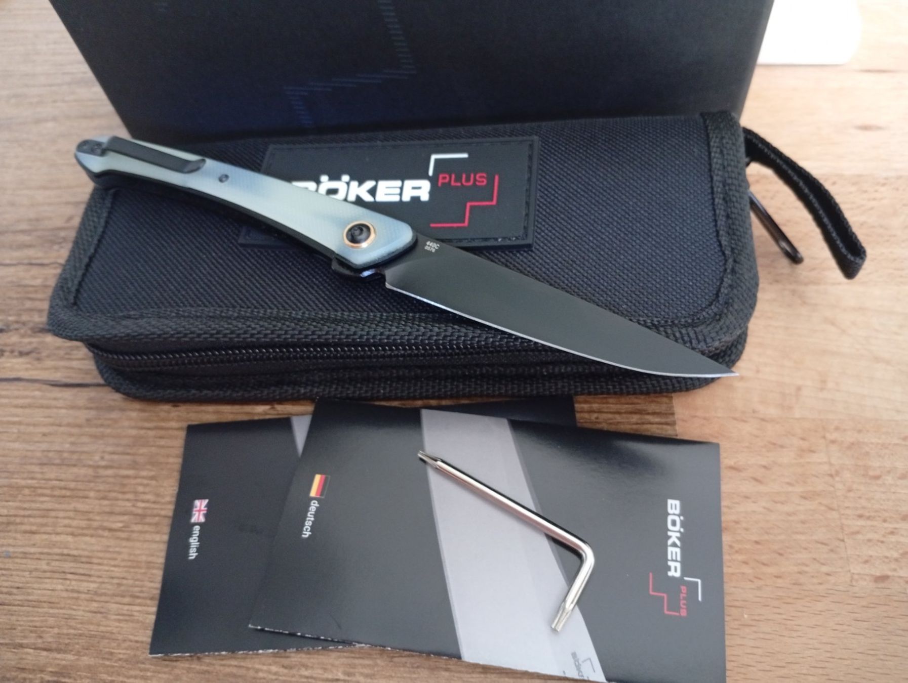 Coltelli tascabile: Taschenmesser Sackmesser Böker plus Spillo Jade – Nuovo e nell'imballaggio originale da Winterthur venduto da Rogue01 6