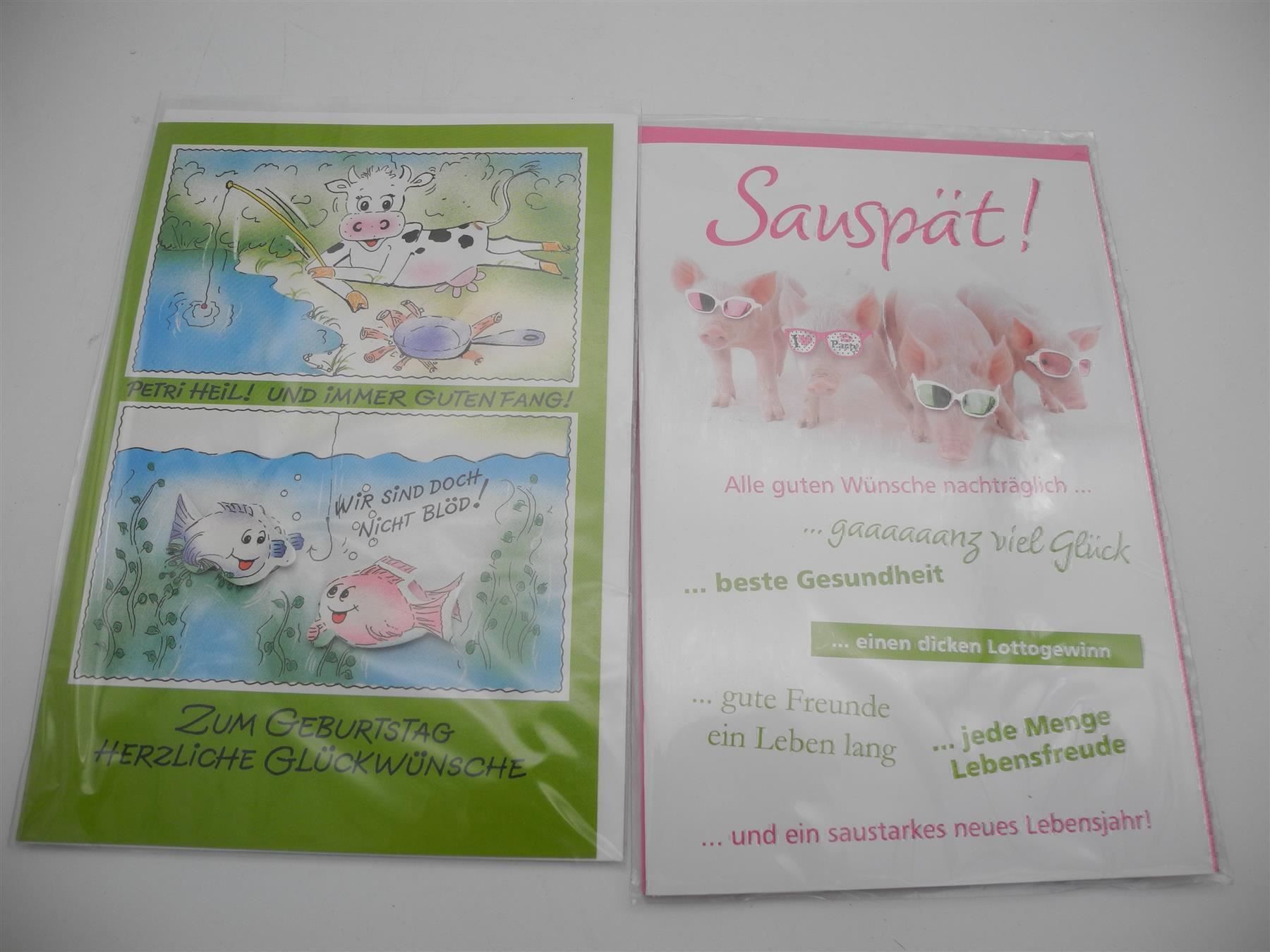 Cartoline: 4 Geburtstagskarten, 77b – Nuovo e nell'imballaggio originale da Kottwil venduto da Crazyrolf 3
