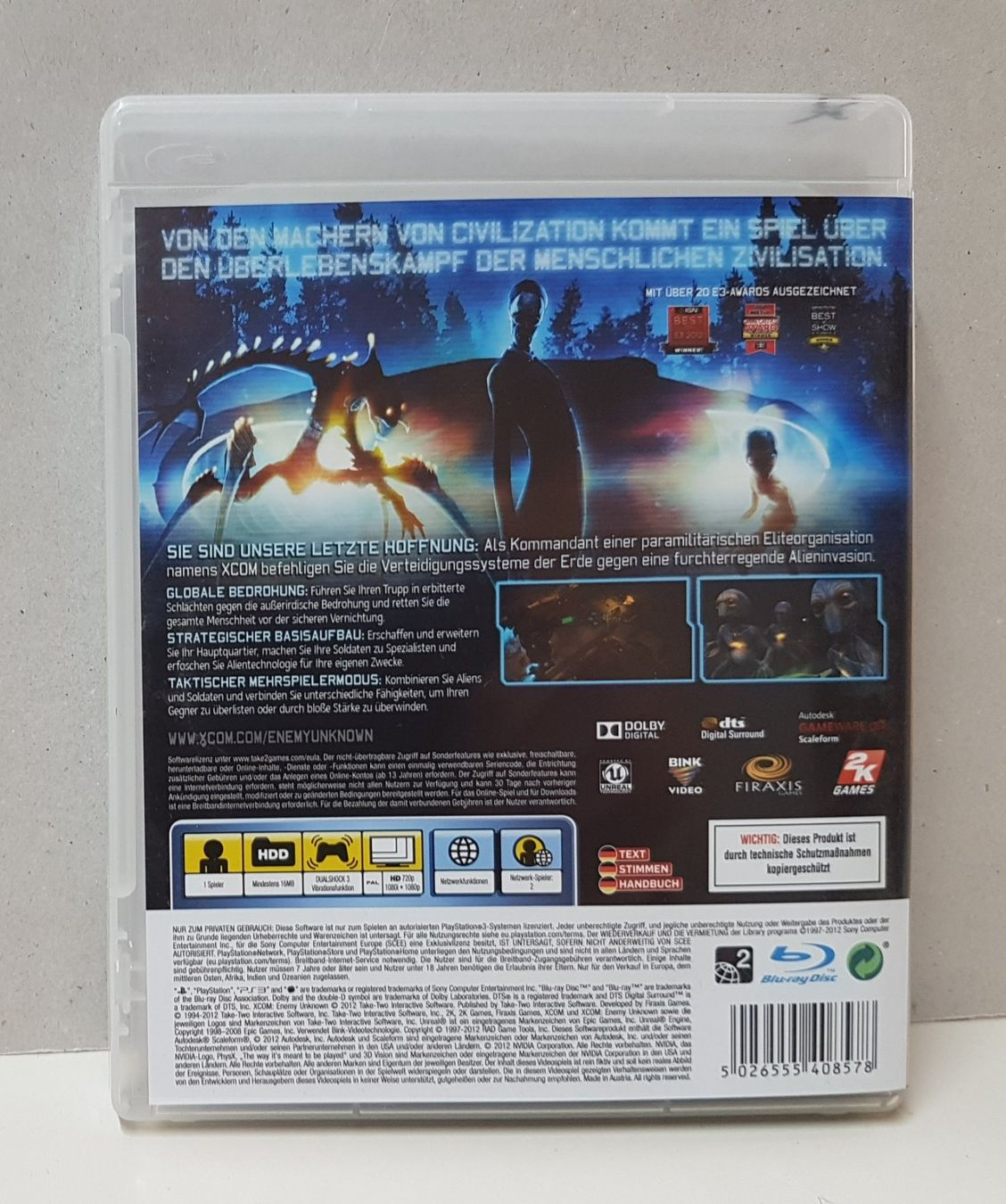 Sony Spiele: XCOM Enemy Unknown  Überlebenskampf der Menschlichenziv PS3 – Gebraucht aus Schüpfheim von Games_Spielkonsolen 3