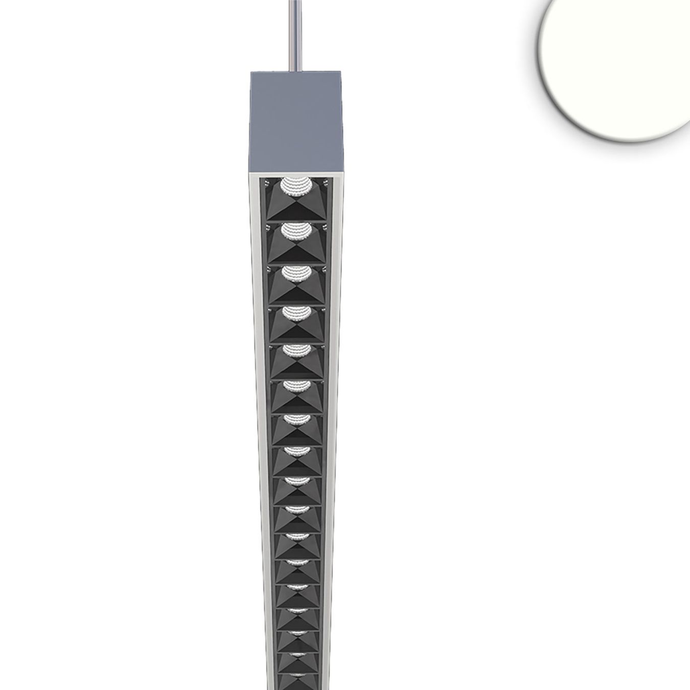 Lampadari & plafoniere: LED Pendelleuchte, Silber, 118 cm Länge – Nuovo (secondo la descrizione) da Kreuzlingen venduto da Smart-Light 2