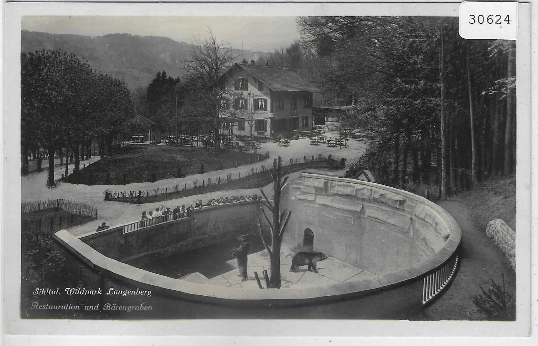 Cartoline postali: Sihltal - Wildpark Langenberg – Usato da Ettingen venduto da Kartenplanet