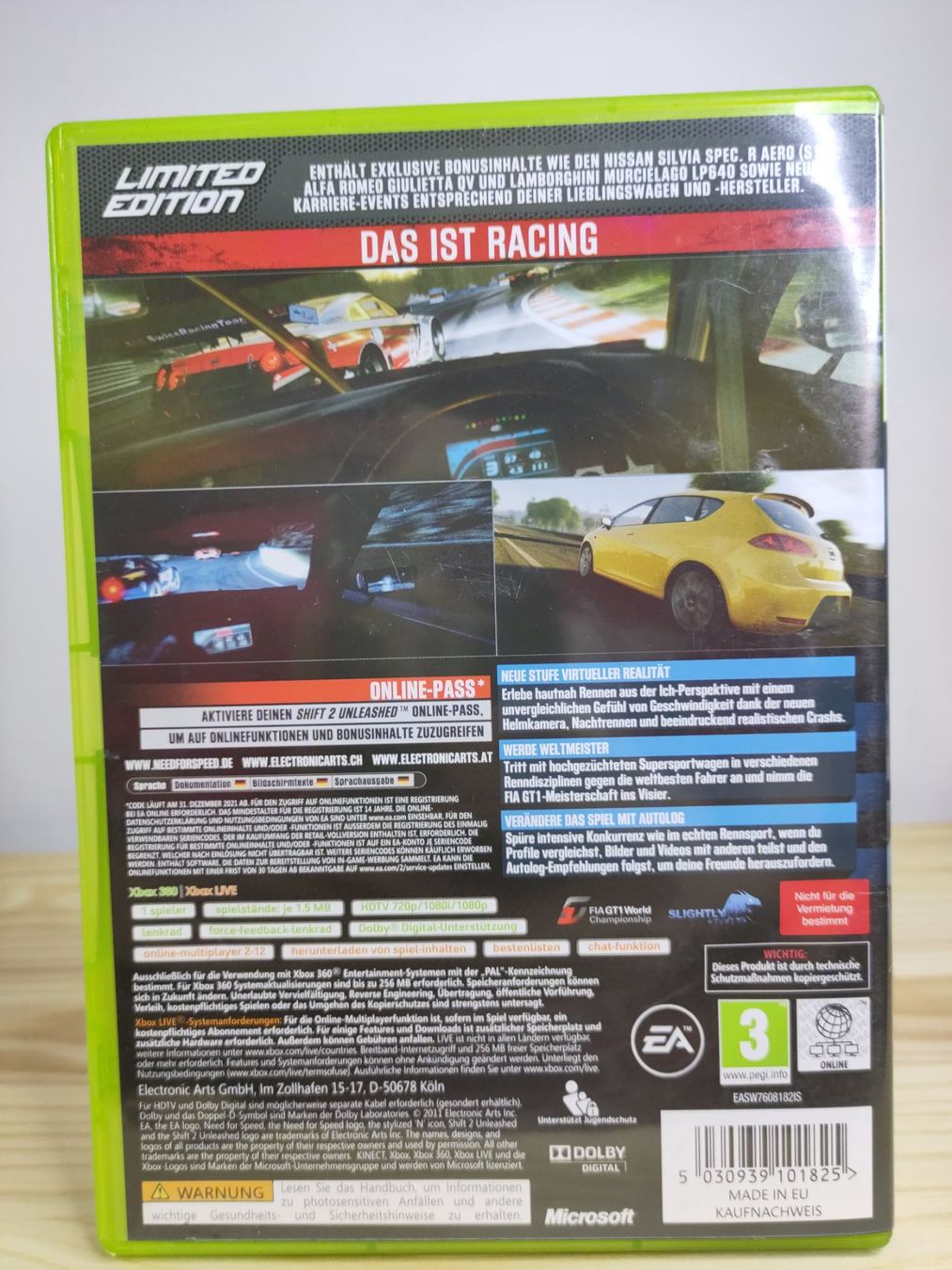Giochi: Need for Speed Shift 2 Unleashed XBOX 360 PAL CIB – Usato da Zug venduto da RepTCG 1