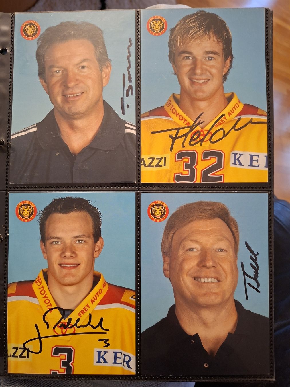 Autografi: 21 Autogrammkarten SCL Tigers, Langnau – Usato da Thun venduto da wuschu 3