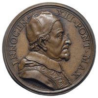 Innocentius XII. 1691-1700, AE-Medaille o.J.