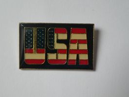 Pin USA Schriftzug