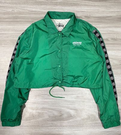 Veste Coach Cropped Stüssy International Verte - L #P15