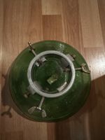 Christbaumständer grün Glas Durchmesser 22 cm
