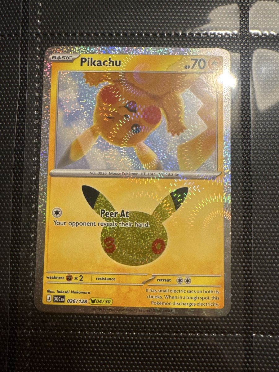 Pokémon Carte collezionabili: Pikachu 026/128 – Nuovo e nell'imballaggio originale da Berg SG venduto da cil_p8z9