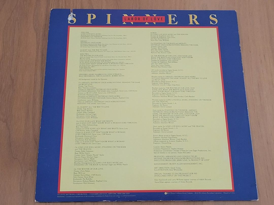 Schallplatten: LP  The Spinners – Gebraucht aus Martigny von MZ-67 1