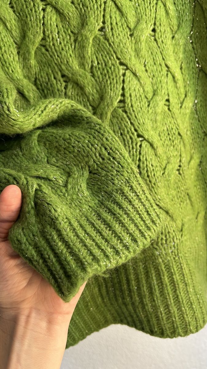 Maglioni & Felpe: Pull en tricot vert sapin – Usato da Pont (Veveyse) venduto da pil_k9jp 7