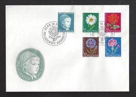 1963 FDC Pro Juventute (Gemischt)illustriert ohne Adr. LUXUS