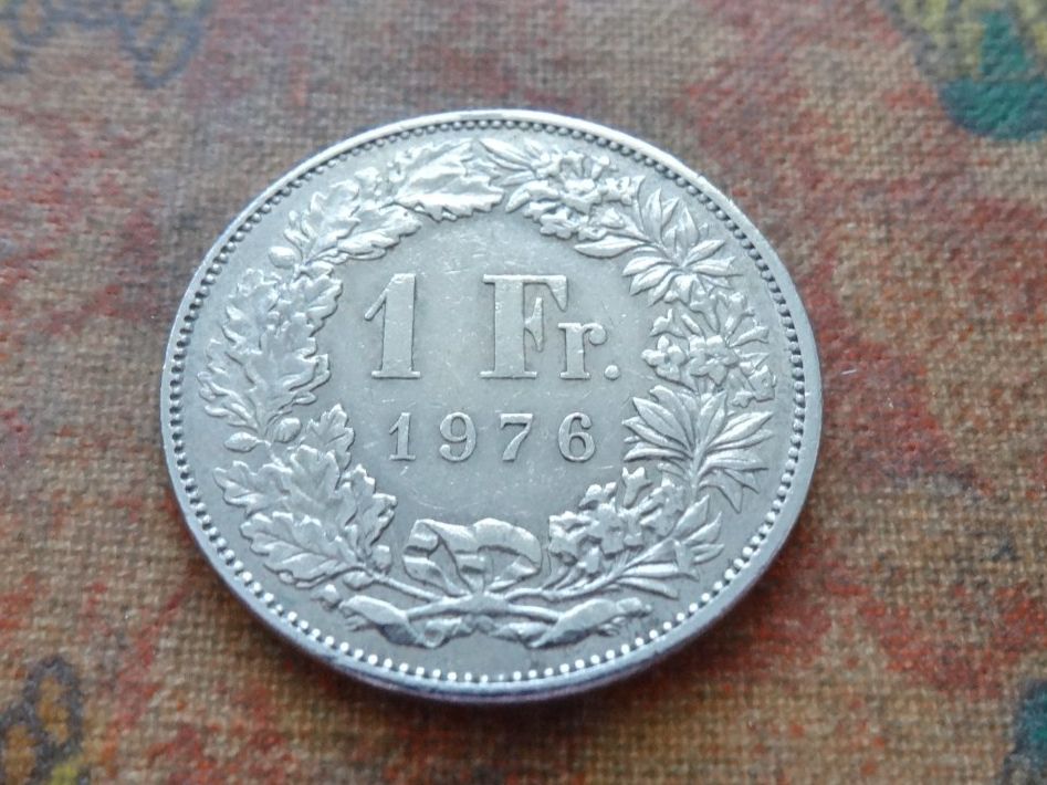 Alle Münzen: 1 Fr. 1976 – Gebraucht aus Romanel-sur-Lausanne von Swift13