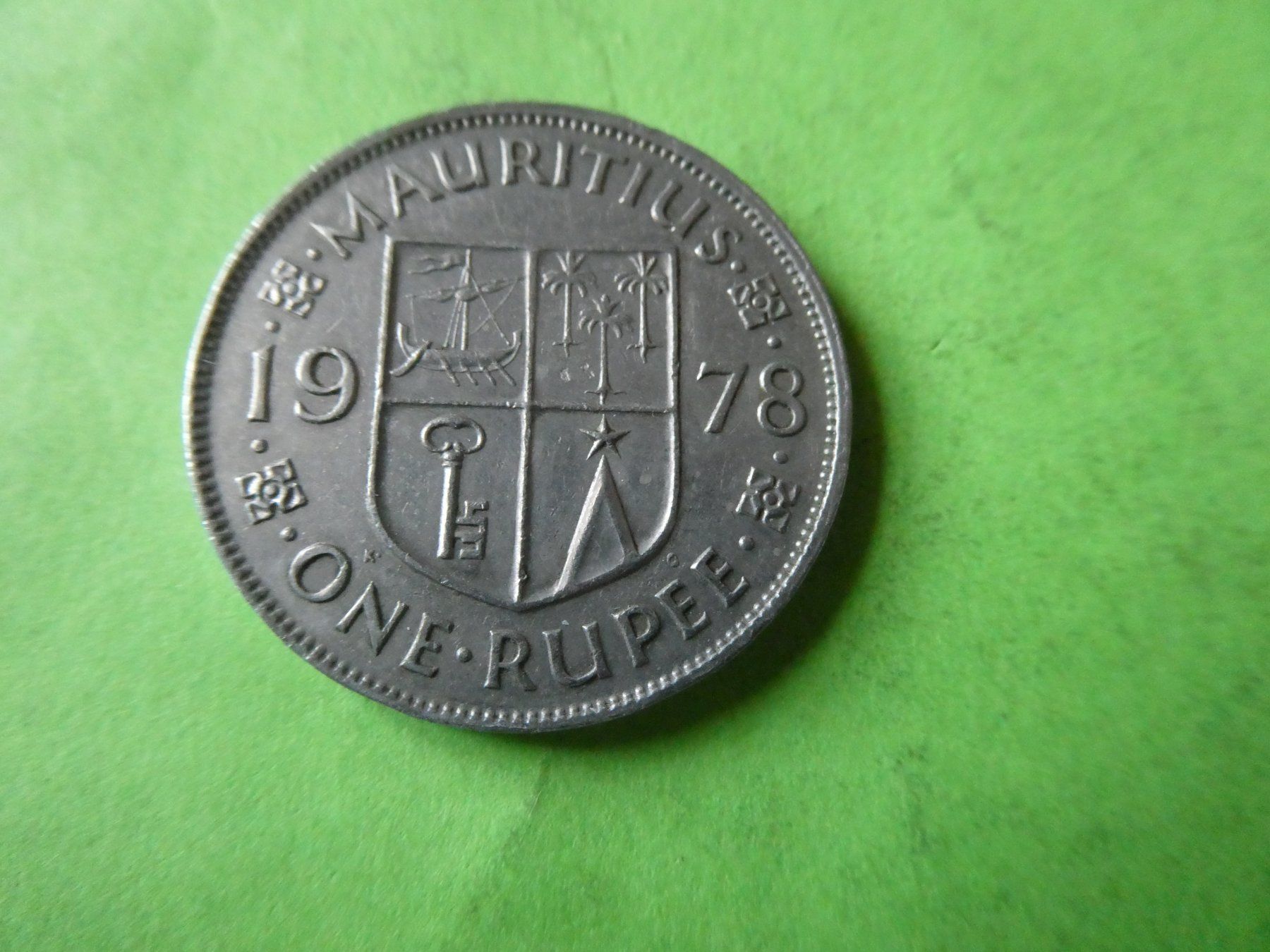 Toutes les monnaies: Mauritius 1978, 1 Rupee – D'occasion à Hinterforst par rohusri