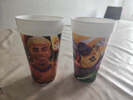 2x McDonald's WM becher