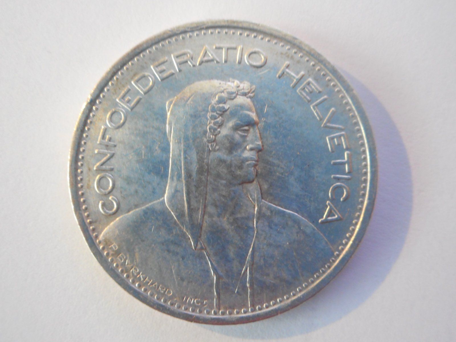 Tutti le monete: 5 Fr. 1953 silber vorz+ – Nuovo (secondo la descrizione) da Kriegstetten venduto da pizlad2010 3