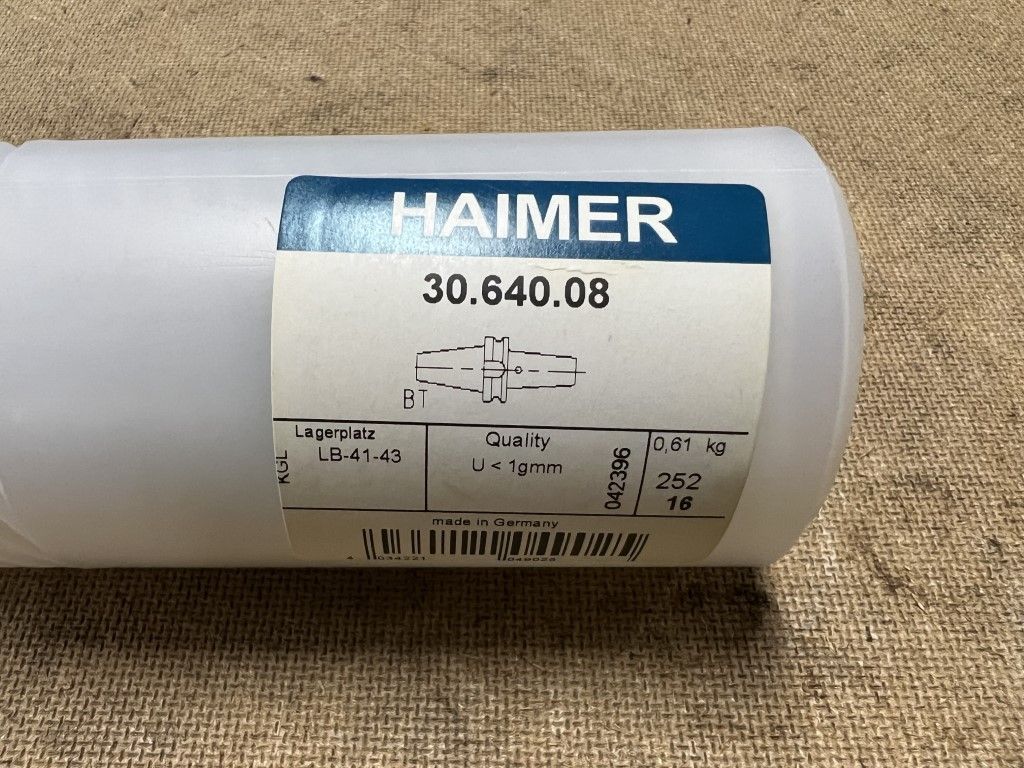 Attrezzi per industria metallurgica: Haimer BT40 8 x 80 Schrumpffutter – Usato da Zuchwil venduto da dragosmd-maschinen 5