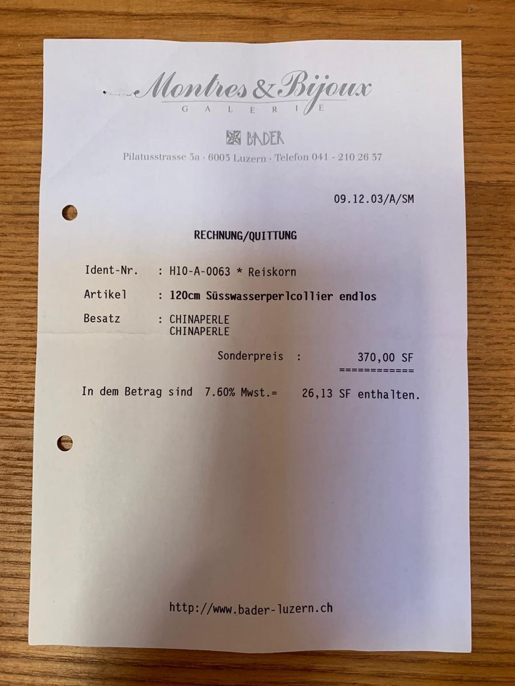 Colliers: Süsswasserperlencollier endlos – D'occasion à Grossdietwil par fab_8bdy 3