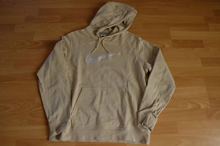 1 hoodie Nike, beige  L