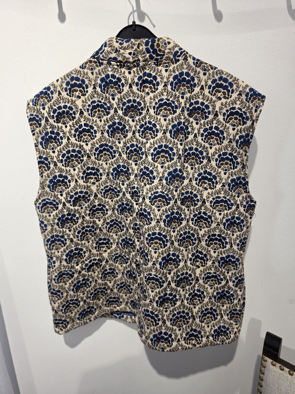 Gilets & Westen: Weste Intuition Paris gemustert blau 38 – Neu (gemäss Beschreibung) aus Adligenswil von FriedasWelt 1