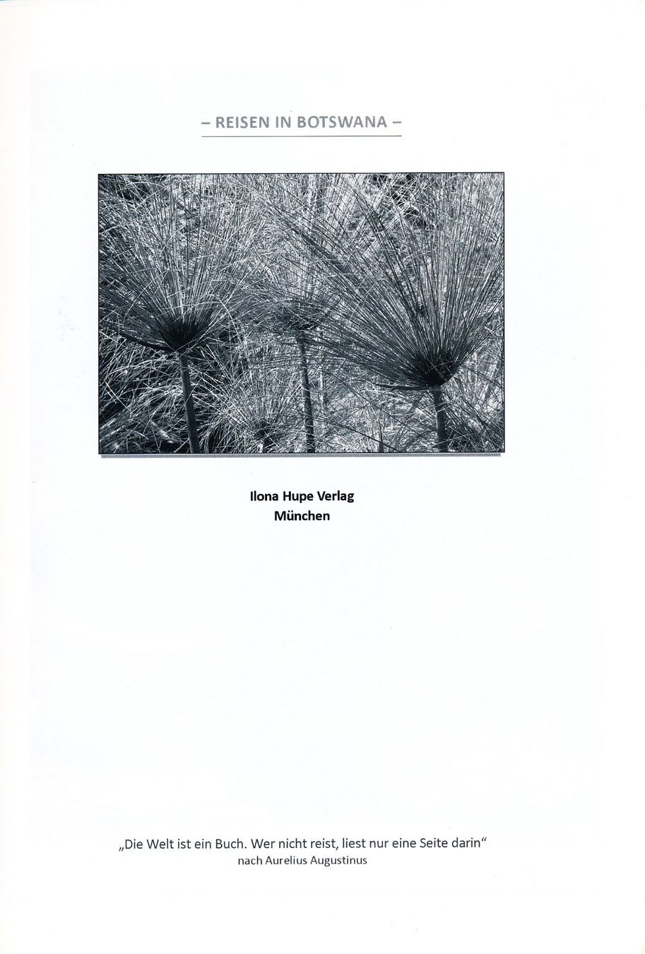 Bücher: Ilona Hupe - Botswana – Gebraucht aus Lungern von AndreasKammer 2