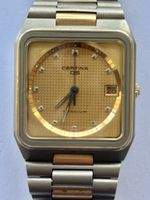 Certina DS Titane Montre Homme Or Cadran Date Bon Etat