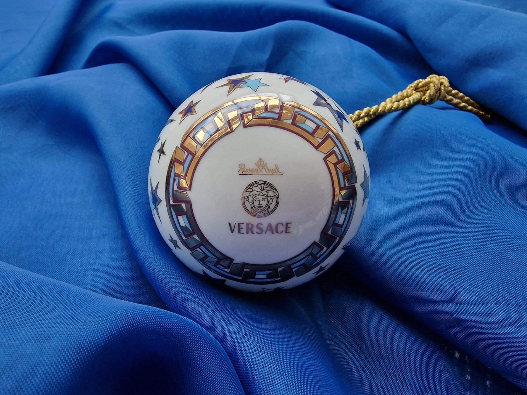 Rosenthal Tutte le decorazioni: 12 Exklusive Versace Weihnachtskugeln "Infinite Dreams" – Usato da Sargans venduto da pjo01 1