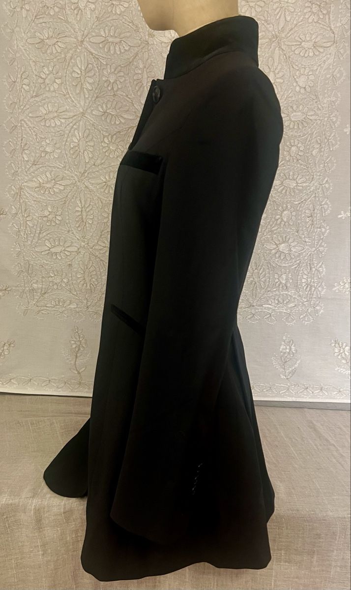 Scapa Giacche: Veste noire SCAPA col Mao doublée bleu élégante – Usato da Genève venduto da DELIRBEADS 5