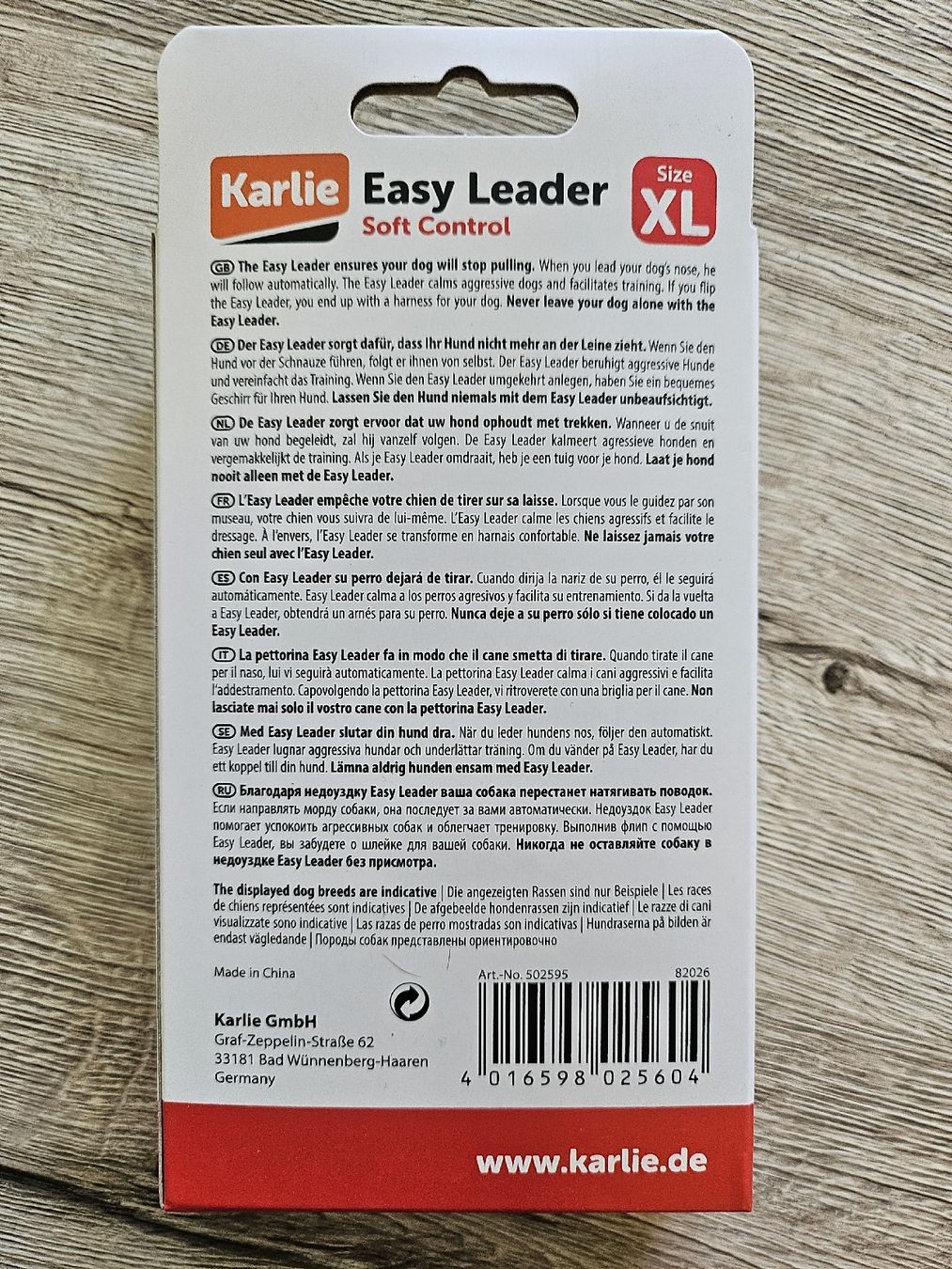 Leine & Halsband: Easy Leader/ Hunde- Kopfgeschirr XL – Neu und originalverpackt aus Hunzenschwil von nudget 1