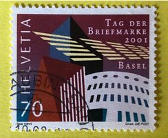 Nr.1038 GESTEMPELT Moderne Architektur in Basel 2001   