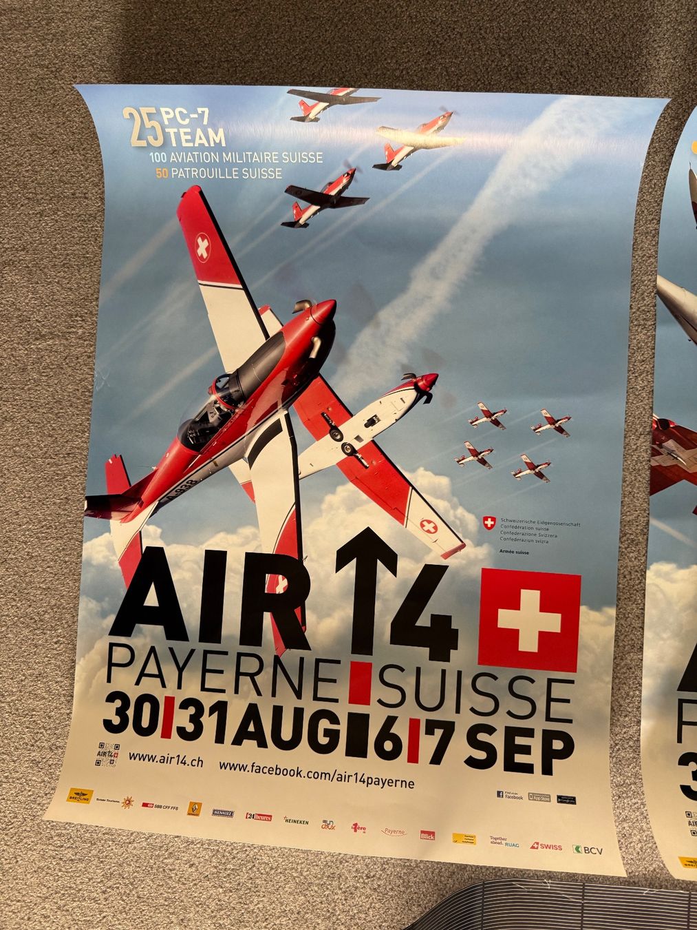 Foto & Immagini: 5 Poster/Plakate AIR14 Payerne - Schweizer Luftwaffe – Usato da Brütten venduto da Hst1 3