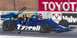 Cheever, Tyrrell 1981, original signiert!