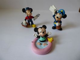 3 Micky Maus Figuren, Bullyland, neu