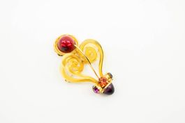 Opulente Brosche Philippe Ferrandis Paris