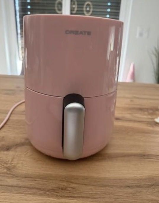 Küchengeräte: Heissluftfritteuse CREATE pastel pink neuwertig – Neu (gemäss Beschreibung) aus Luterbach von aurora.2505