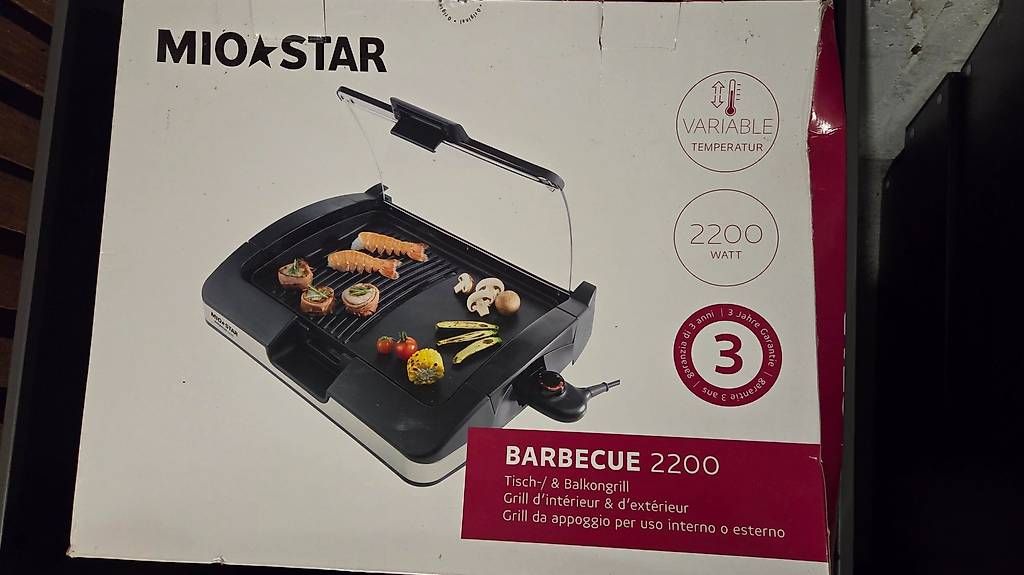 Griglie: Grill électrique de table Mio Star 2200 – Usato da  venduto da