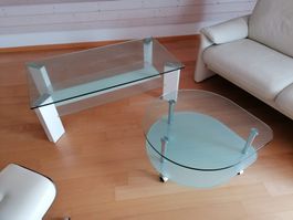 Salontische Glas (auch separat erhältlich, Preis pro Tisch)