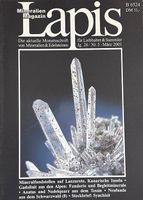 Buch : Mineralien Magazin Lapis - Jahrgang 2001