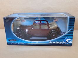 Citroen Traction Avant 11CV découvrable 1938 - Solido 1/18