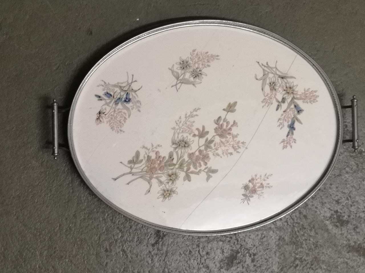 Set di piatti: Jugendstil-Blumentablett in Wächtersbach – Usato da Bern venduto da Yunkom 4